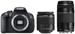 Canon EOS 700D 18-55mm & 70-300mm DSLR Camera